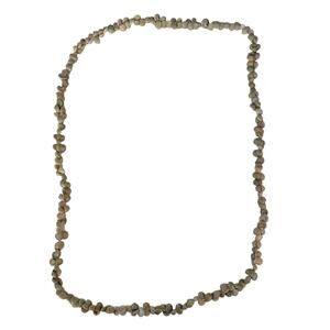 Natural Shell Bead Necklace in Beige and Cream Boho Coastal Style Beach Jewelry